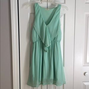 Mint green dress